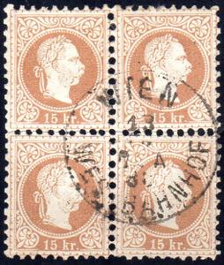 AUSTRIA 1874 - 15 k. Francesco Giuseppe, ... 