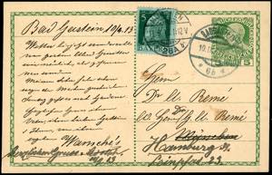 AUSTRIA/GERMANIA BAYERN 1913 - Redirected ... 