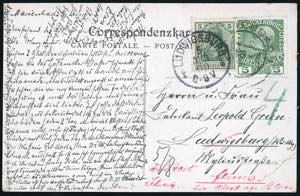 AUSTRIA/GERMANIA/SVIZZERA 1909 - Redirected ... 