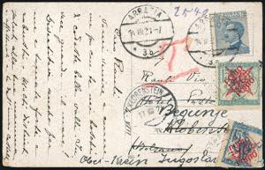 AUSTRIA/SLOVENIA/ITALIA 1921 - Redirected.