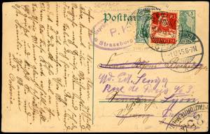 GERMANIA/SVIZZERA/FRANCIA 1915 - Redirected ... 