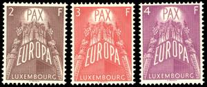 LUSSEMBURGO 1957 - Europa Pax, serie ... 