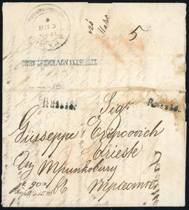 RUSSIA 1828 - Bella lettera prefilatelica, ... 