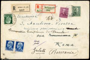 UNGHERIA/ITALIA/ROMANIA 1936 - Redirected ... 