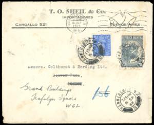 ARGENTINA/GRAN BRETAGNA 1945 - Redirected ... 