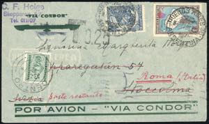 ARGENTINA/SVEZIA/ITALIA 1936 - Redirected, ... 