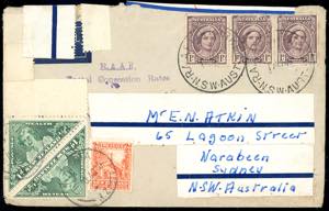 AUSTRALIA/NUOVA ZELANDA 1943 - Redirected ... 