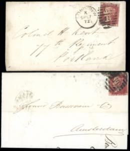 INDIA 1872 - 1 cent. penny red (Gran ... 