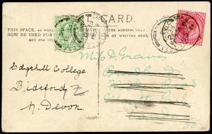 INDIA/GRAN BRETAGNA 1906 - Redirected with ... 