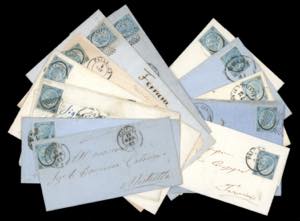 REGNO DITALIA 1865 - Insieme di dodici ... 