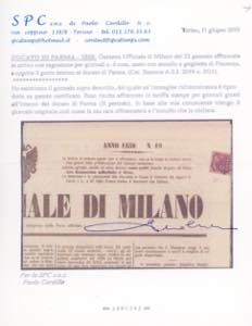 SEGNATASSE PER GIORNALI 1858 - 6 ... 