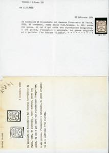 1859 - 40 cent. rosso bruno, I ... 