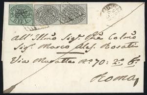 1859 - 1/2 baj grigio, coppia, 1 baj verde ... 