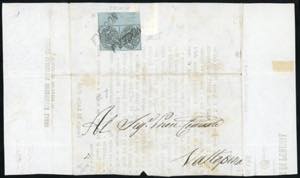 1852 - 1/2 baj grigio azzurro (1a), coppia ... 