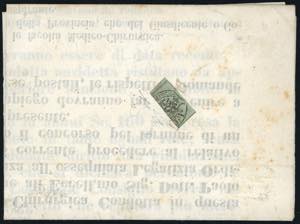 1854 - 1 baj grigiastro (2), frazionato ... 