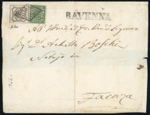 1857 - 2 baj verde oliva, 8 baj bianco ... 