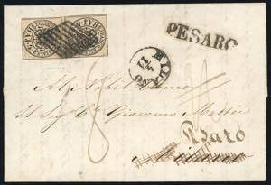 1857 - 4 baj bruno grigio chiaro (5), due ... 