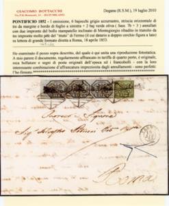 1852 - 6 baj grigio azzurrastro, ... 