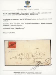 ACQUAPENDENTE, bollo di tassa 20 ... 