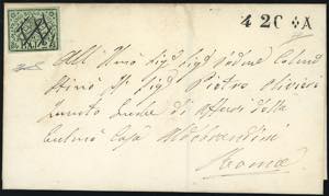 ROMA-FRASCATI, datario con A e fregio punti ... 