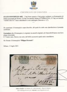 TERRACINA, assicurata annullatore ... 