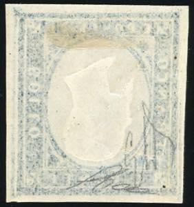 1860 - 20 cent. azzurro ... 