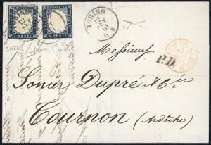 1861 - 20 cent. indaco scuro violaceo ... 