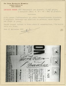 1863 - 1,05 su grigio (10e), tre ... 