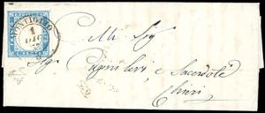 PIEMONTE-MONTIGNO, punti 7 - 20 cent. (15f), ... 