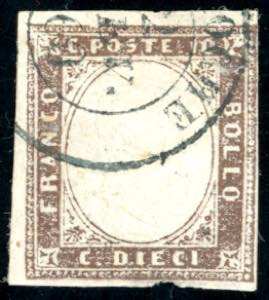 SAVOIA-LA ROCHE, punti 13 - 10 cent. bruno ... 