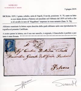 REGALBUTO, ovale rosso nerastro ... 