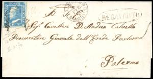 REGALBUTO, ovale rosso nerastro punti R1 - 2 ... 