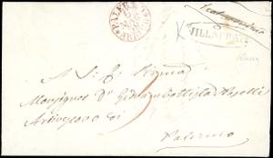 VILLAFRATI, ovale punti R1 - Lettera ... 