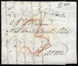 1812 - Lettera prefilatelica da Camaiore ... 