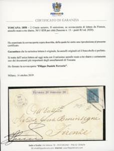 FIRENZE, muto a tre sbarre punti ... 