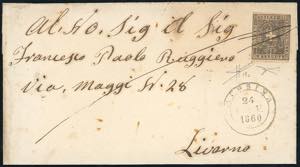 RUOSINA, a penna punti R2 - 10 cent. (19c), ... 