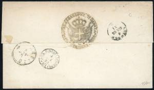 1863 - 15 cent. celeste latteo ... 