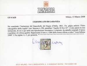 FALSI PER POSTA DELLEPOCA 1863 - ... 