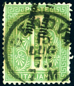 1863 - 1 cent. De La Rue, tiratura di ... 