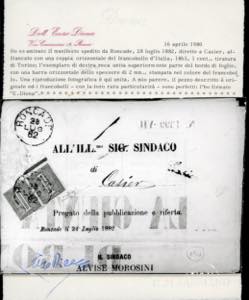 1882 - 1 cent. De La Rue, tiratura ... 