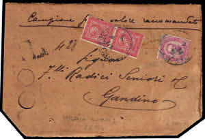 1894 - 2 cent. De La Rue, tiratura di ... 