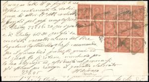 1895 - 2 cent. De La Rue, tiratura di Torino ... 