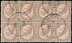 1863 - 30 cent. De La Rue, tiratura di ... 