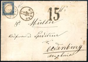 REGNO DITALIA-UNGHERIA 1861 - 20 cent. ... 