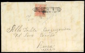 1851/52 - Due lettere, ... 