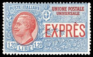 1922 - 1,20 lire, non emesso (8), buona ... 