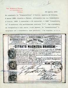 1889 - 4 cent. su 5 cent. Umberto ... 