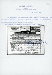 1891 - 20 cent. Umberto I, non ... 