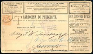 1890 - 20 cent. Umberto I perforato CC, ... 