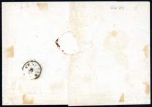 1854 - 15 cent. rosso salmone, ... 